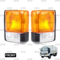 ชุด ไฟหรี่ ไฟหรี่มุม ข้างซ้าย+ขวา 2 ชิ้น สีส้ม,ขาว สำหรับ Isuzu Rocky FSR FTR 175 195 Truck ปี 1984-1995